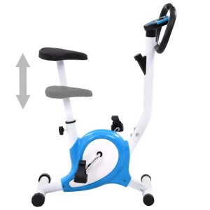 vidaXL Heimtrainer mit Riemenantrieb Blau 92010