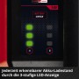 Einhell Akku-Ladegerät: LED-Anzeige für Ladestand der Power X-Change Akkus.