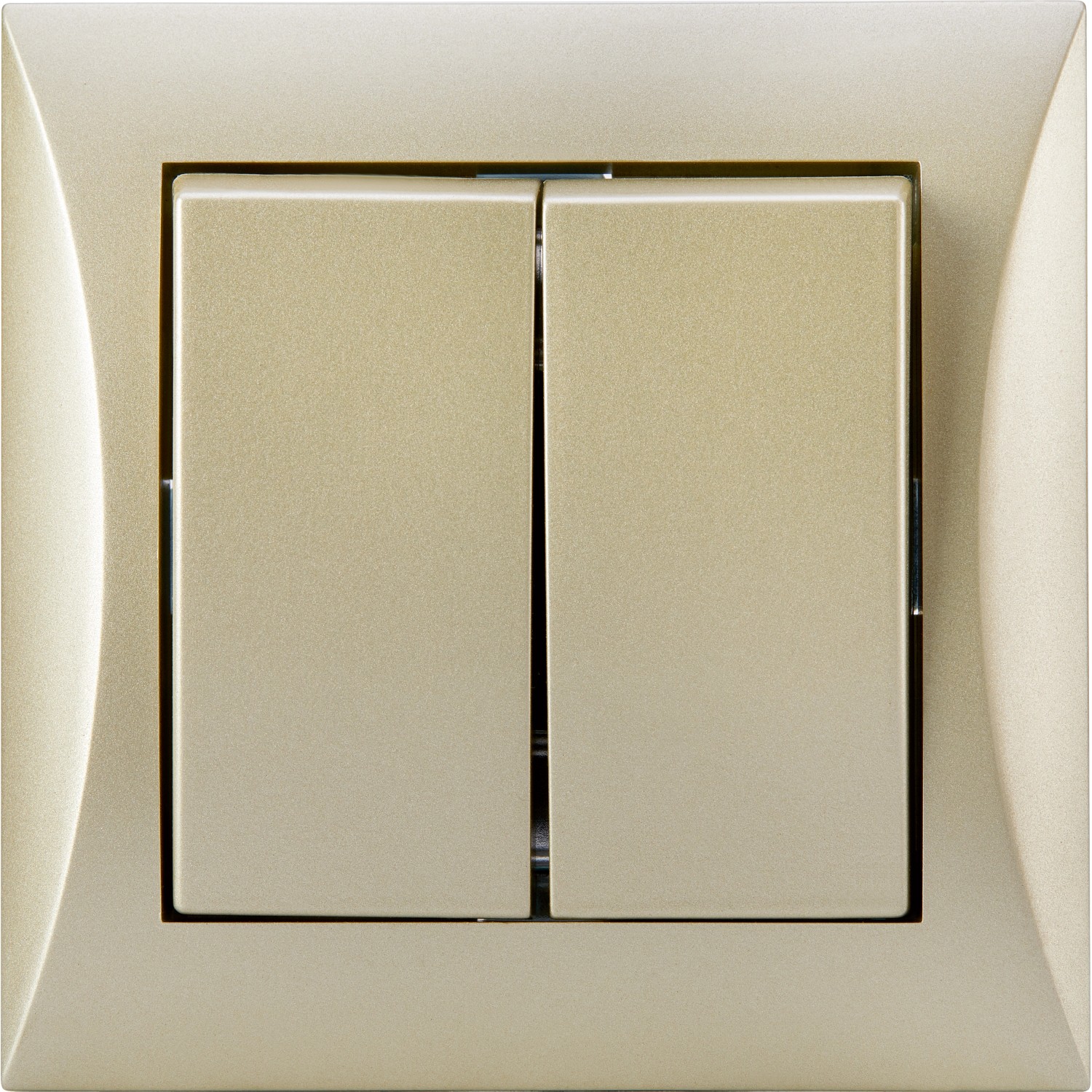 OBI Serienschalter Metallic Champagne