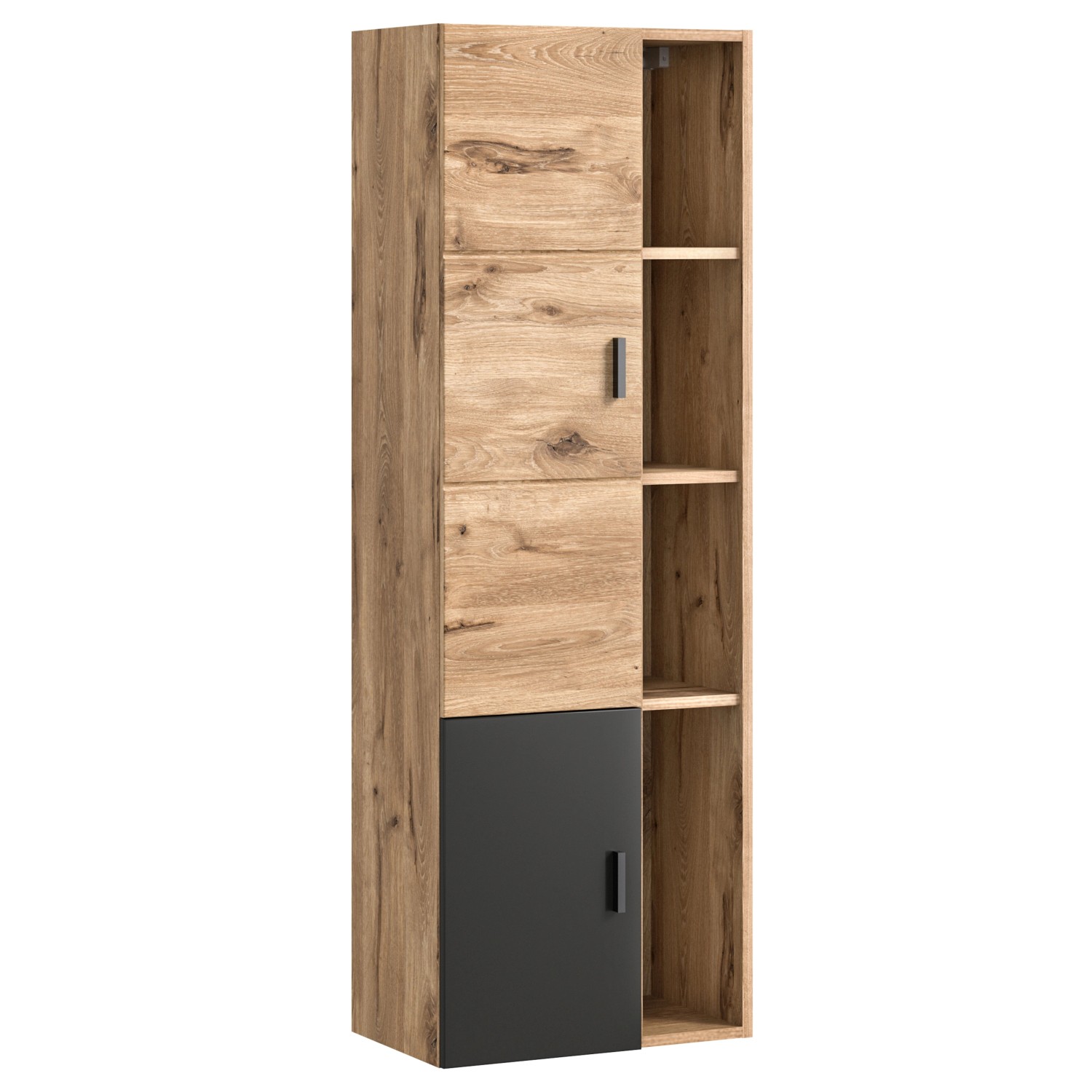 Midischrank 48 cm x 144 cm x 35 cm E001 Eiche