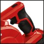 Detailaufnahme: Roter Einhell Akku-Bläser TE-CB 18/180 Li-Solo mit Softgrip.