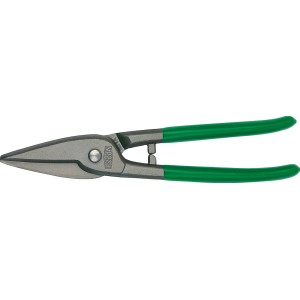 Erdi Berliner Schere D102-250-SB, rechtsschneidende Zange mit grünen Griffen.