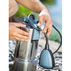 Tauchpumpe 1100 W Schmutzwasser TPS 21000/E mit Schwimmer im Detail.