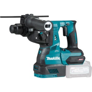 Makita Akku-Kombihammer HR003GZ Solo, Akku-Bohrhammer in Türkis und Schwarz.