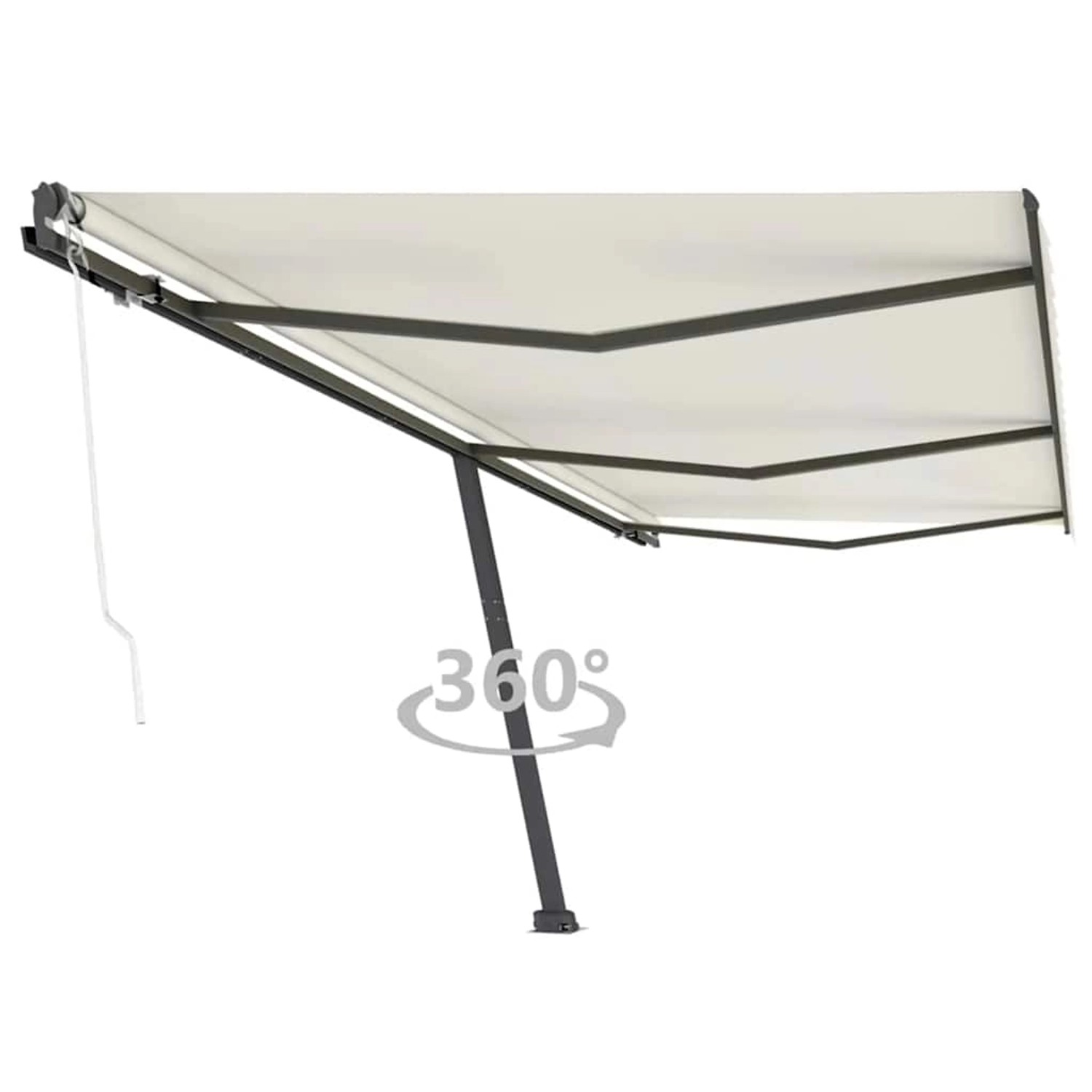 furnicato Standmarkise Automatisch 600x300 cm Creme günstig online kaufen