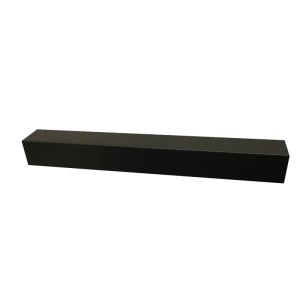 Anthrazitgraues Aluminium L-Profil, 90 Grad Winkel, 35x35mm, 2mm stark. Ideal als Kantenschutz oder Blechwinkel.