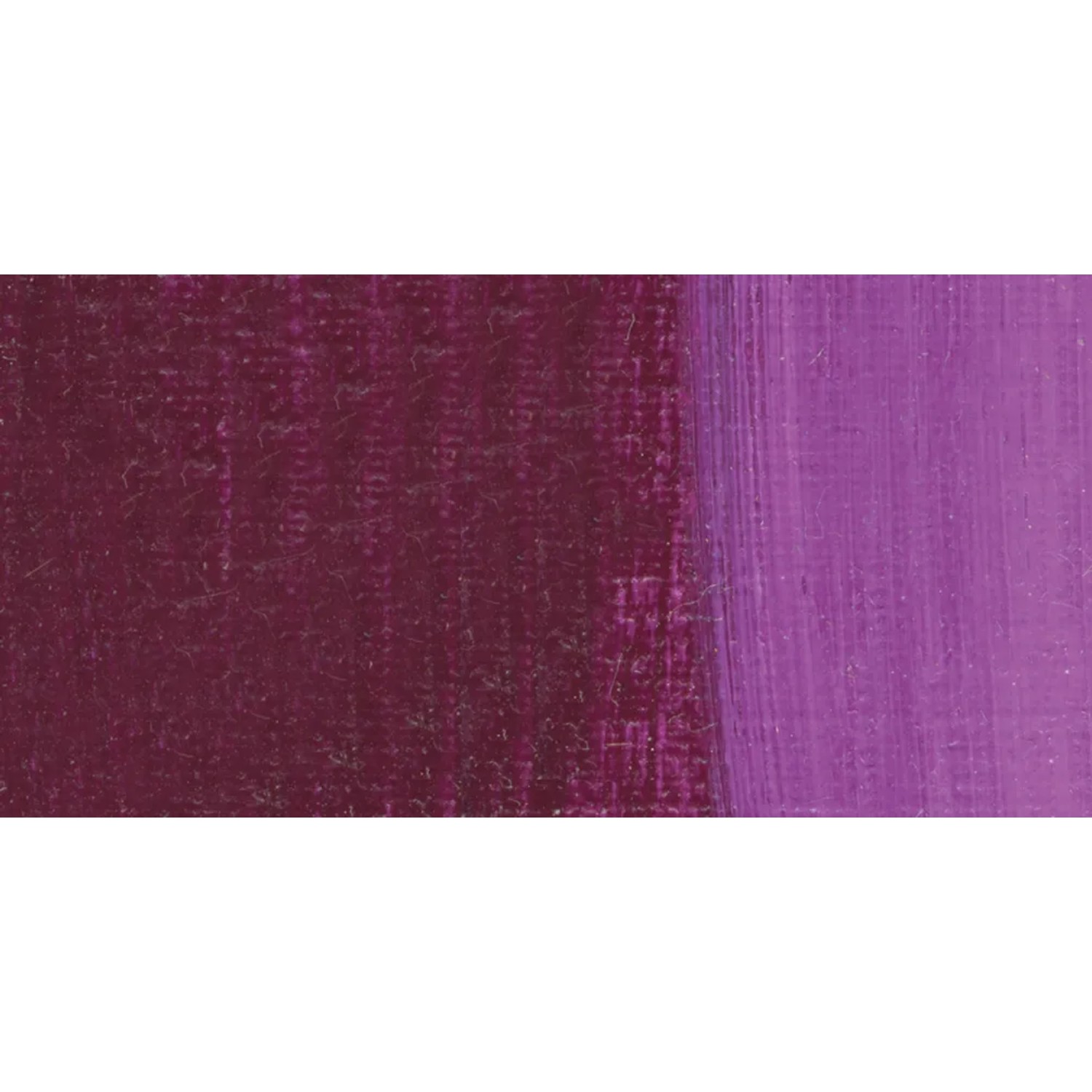 Lukas Studio Ölfarbe Mauve: Farbauftrag auf Leinwand, von dunklem zu hellem Mauve-Ton.