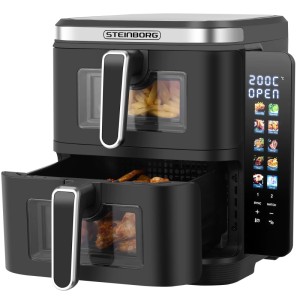 Steinborg SB-3162 Doppelheißluftfritteuse 11 Liter 2800 Watt