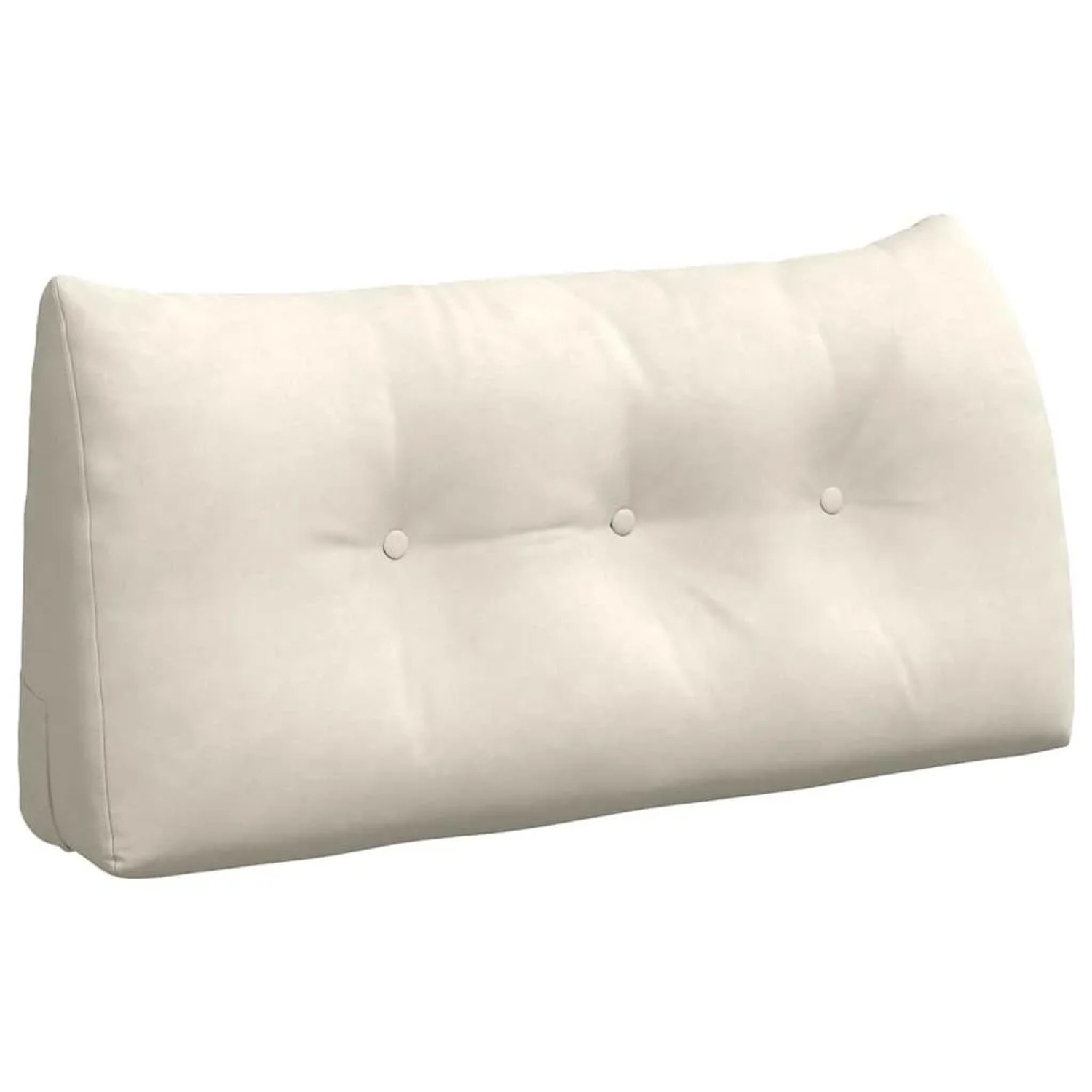vidaXL Rückenkissen Creme 100 x 24 x 50 cm Samt 42014467