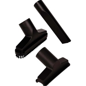 Einhell Düsenset 1 für Nass-Trockensauger: Fugendüse, Universaldüse, Teppichbürste aus Kunststoff.