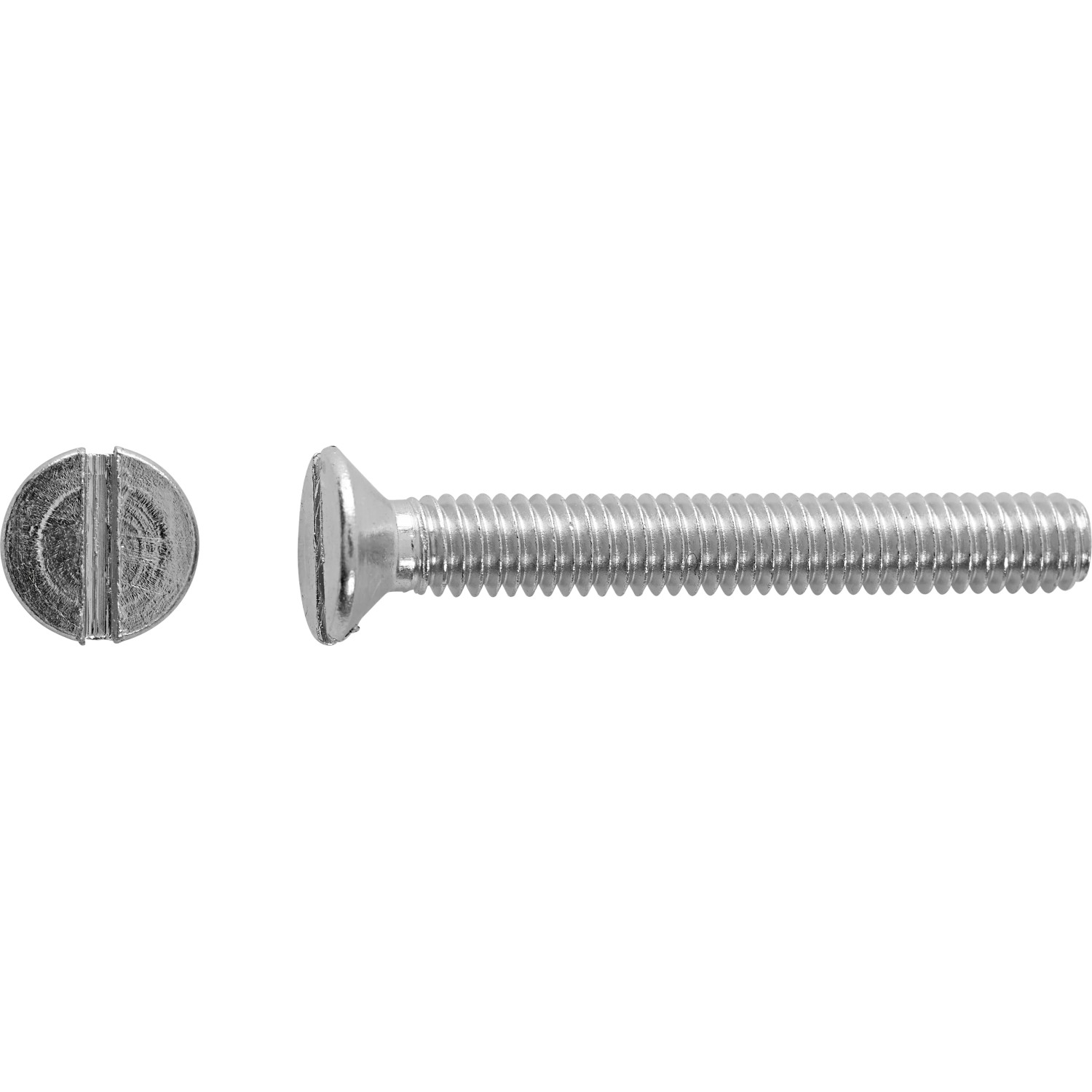 LUX-TOOLS Gewindeschraube Flachsenkkopf DIN 7991 M4 x 30 mm Stahl 100 Stück