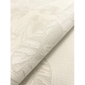 Newroom Vliestapete Bivona Creme Blätter Natur Strukturiert FSC®