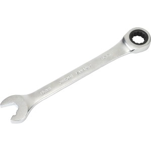 LUX Ratschenschlüssel 15 mm Comfort aus Chrom-Vanadium-Stahl.