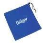 Blauer Dräger Maskenbeutel mit Kordelzug. Schützt Atemschutzmasken vor Staub und Schmutz.