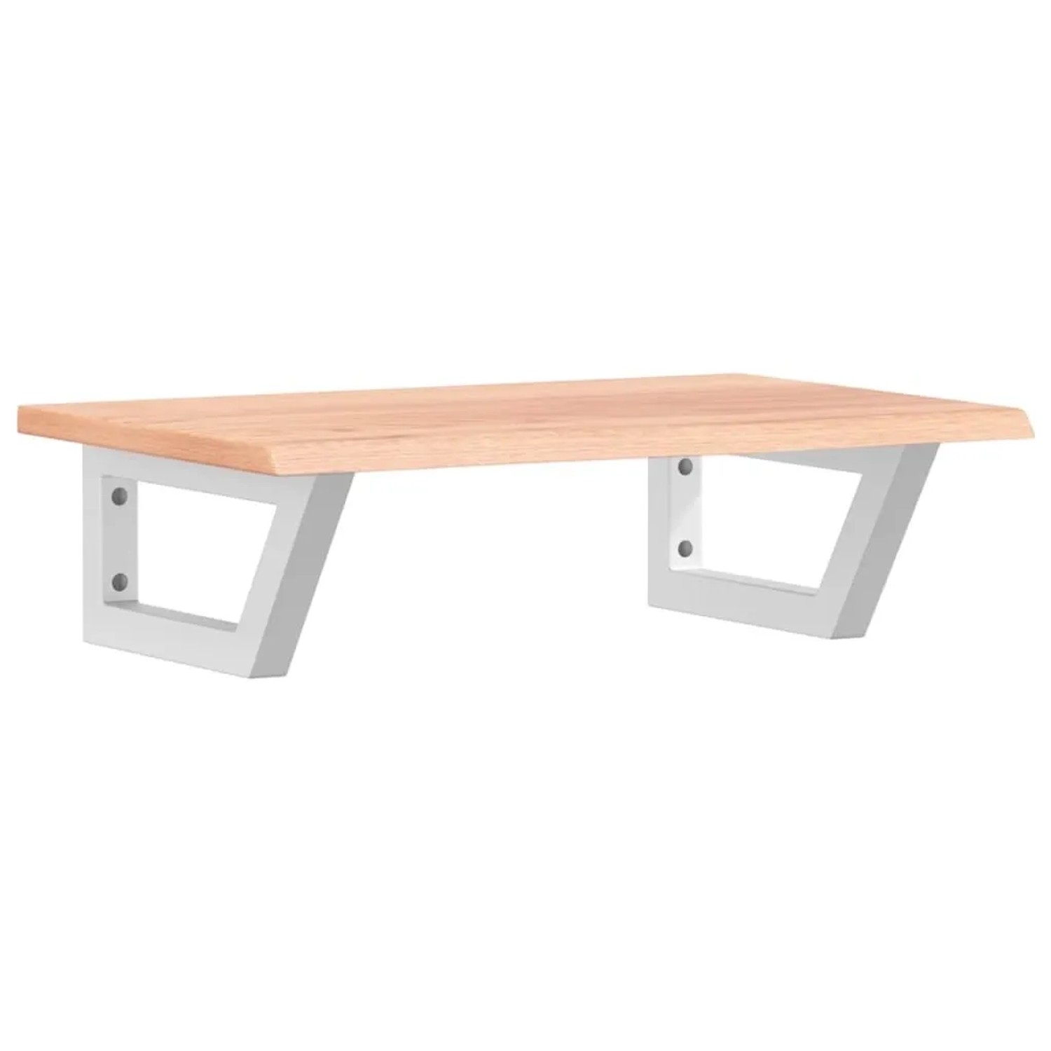 vidaXL Waschtischplatte mit Halterung Stahl und Massivholz Eiche 3302562 günstig online kaufen