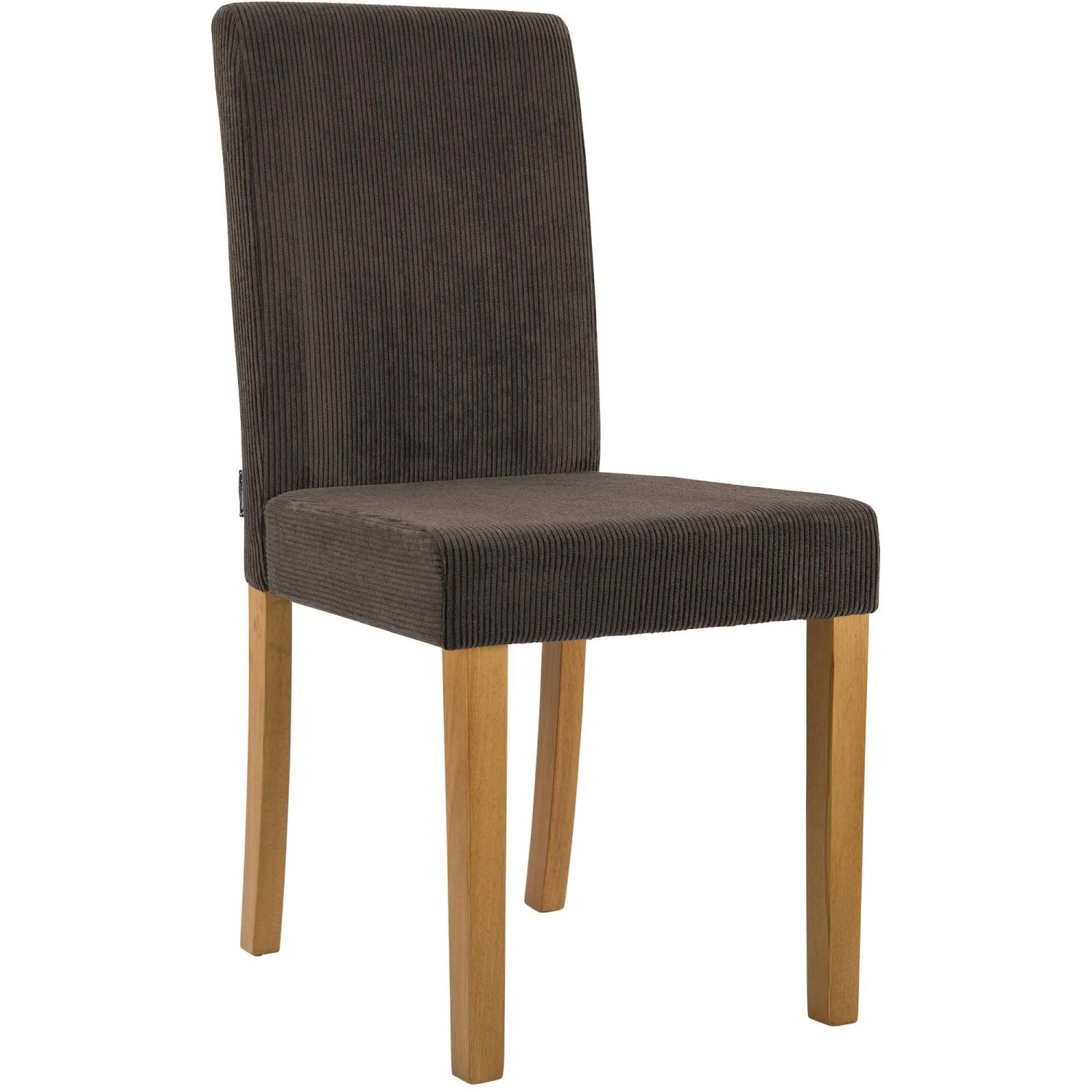 DELUKE Esszimmerstuhl DALAN Cord Braun 41x47x91cm Antik-Hell Essstühle Esszimmerstühle Küchenstühle Wohnzimmerstühle