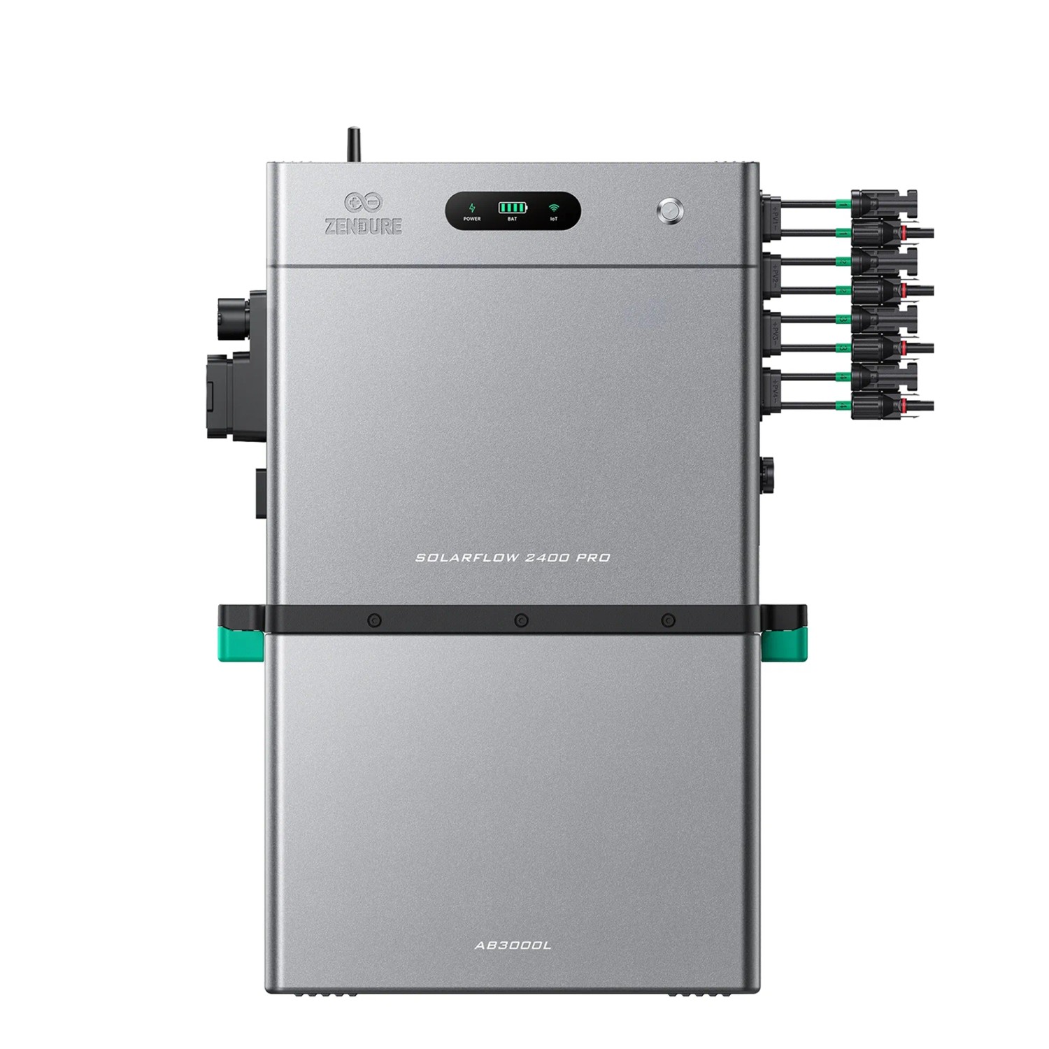 ZENDURE SuperCharged SolarFlow 2400 Pro Balkonkraftwerk Bidirektionaler AC Ausgang Bis 2400W Mit 1 AB3000L
