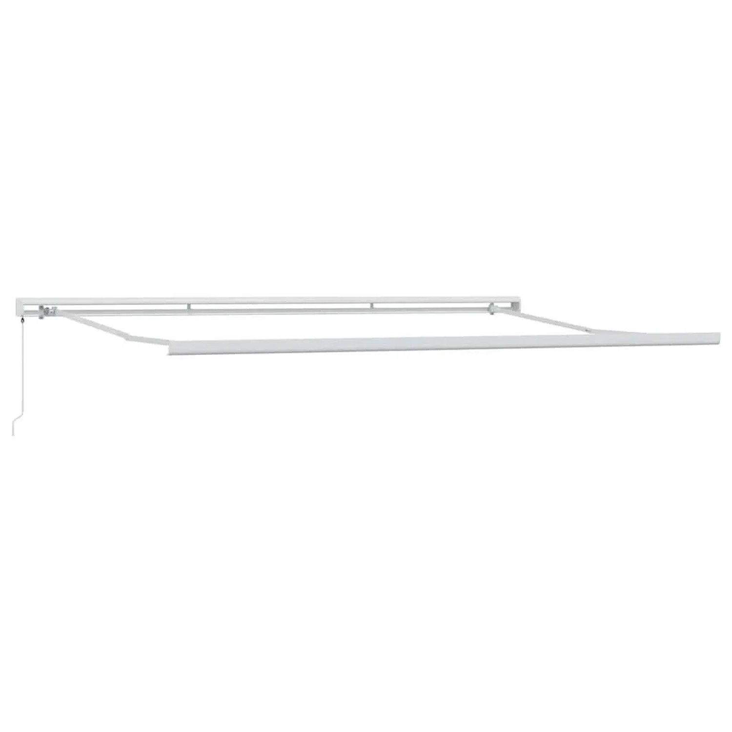 vidaXL Markisenrahmen Weiß 500 x 300 cm Aluminium 145697
