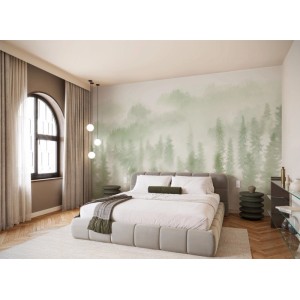 Komar Vliestapete Blurry Woods 350 cm x 250 cm