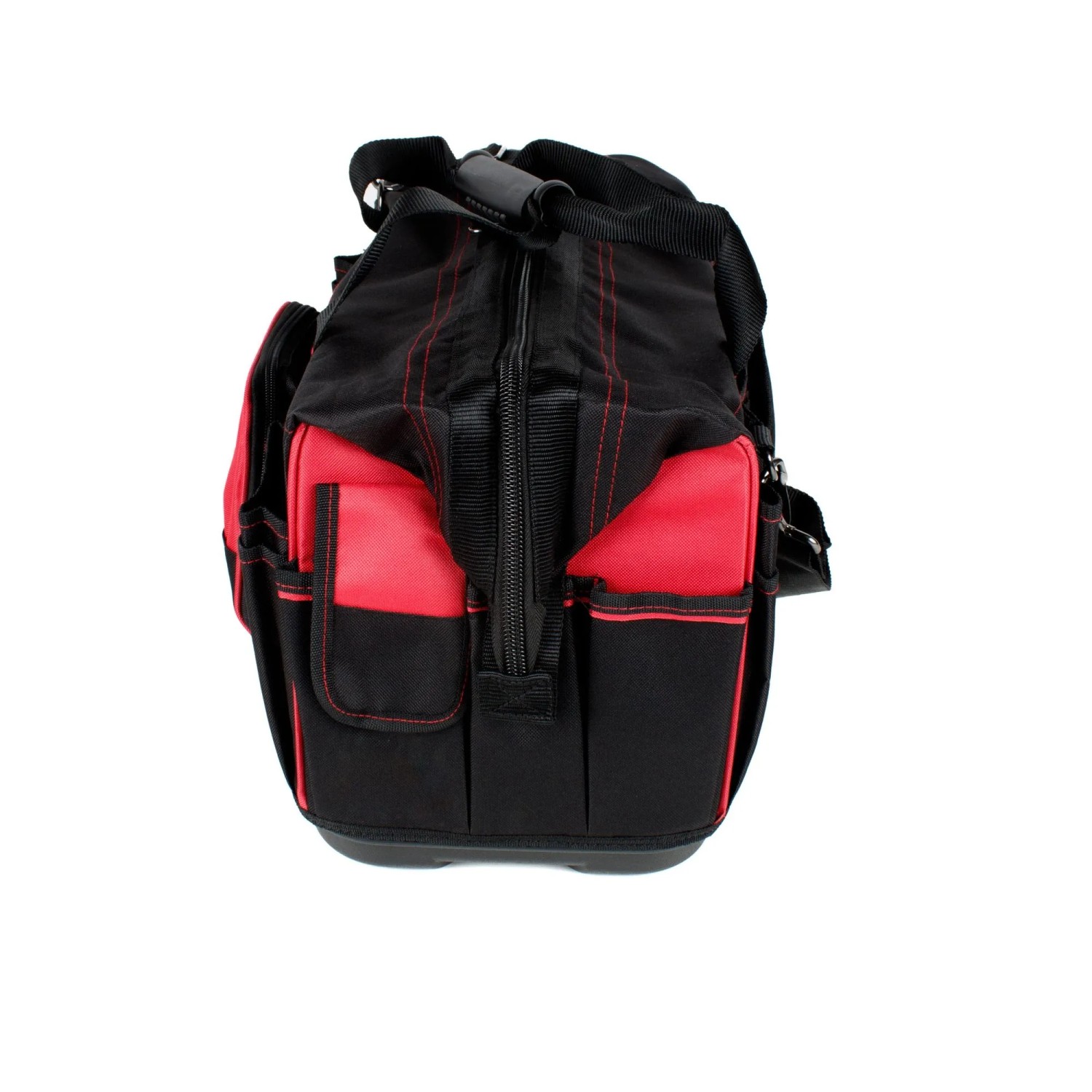 Mephisto Werkzeugtasche Echo, robuste Arbeitstasche mit Schultergurt, rot/schwarz.