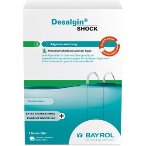 Bayrol Desalgin Shock: Anti-Algenmittel zur schnellen Algenbekämpfung im Pool, 1,6 kg.