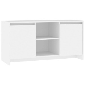 vidaXL TV-Schrank Weiß 102x37,5x52,5 cm Holzwerkstoff 809791