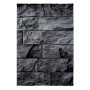 Ayyildiz Kurzflorteppich Parma 9250, schwarz, 240x340 cm, mit Steinmuster.