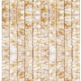 Beige-weißer Flauschvorhang (90x200cm) als Gardine oder Insektenschutz für Balkon und Terrasse.