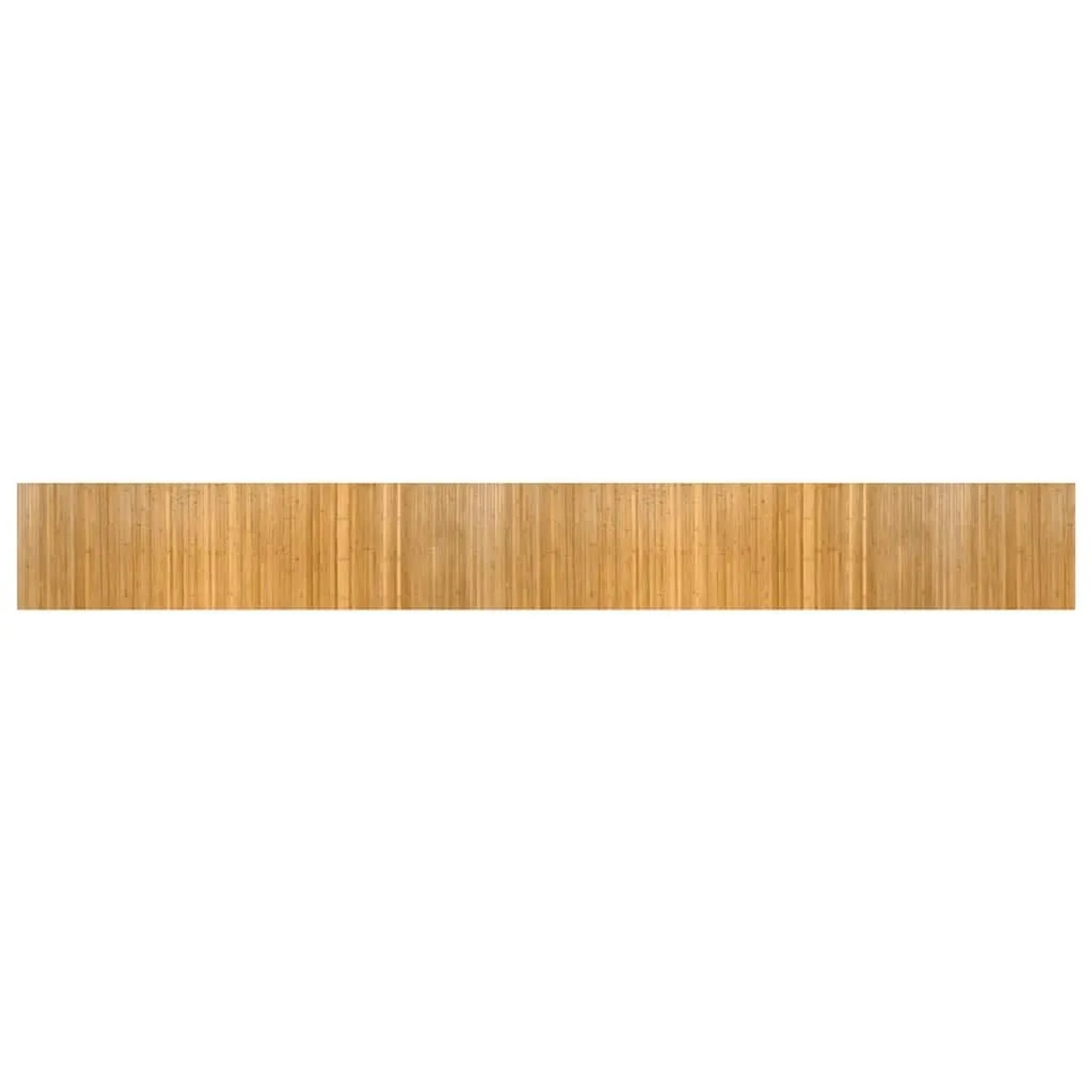 vidaXL Teppich Rechteckig Natur 60x500 cm Bambus 376733