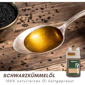 Supravit Schwarzkümmelöl Liquid für Pferde