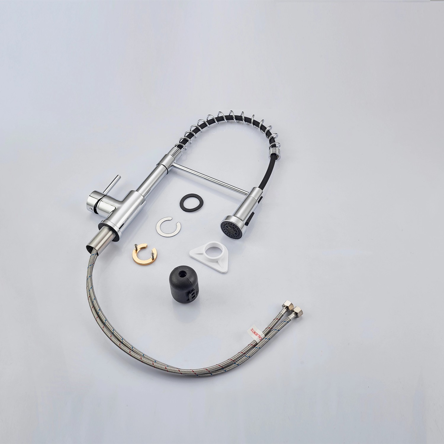 AICA Hochdruck Wasserhahn 43x21x12cm Chrom Küche Abnehmbarer Mischbatterie und Drehbarer 360° Spiralfeder Bad Küchenarmatur_9