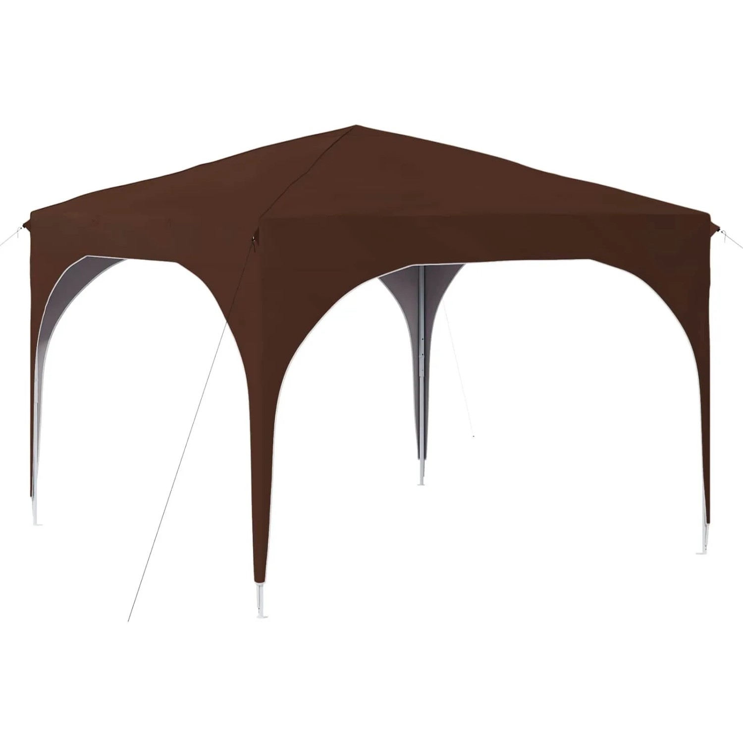 vidaXL Pop-Up Partyzelt 290 x 290 x 245 cm Braun 42019852