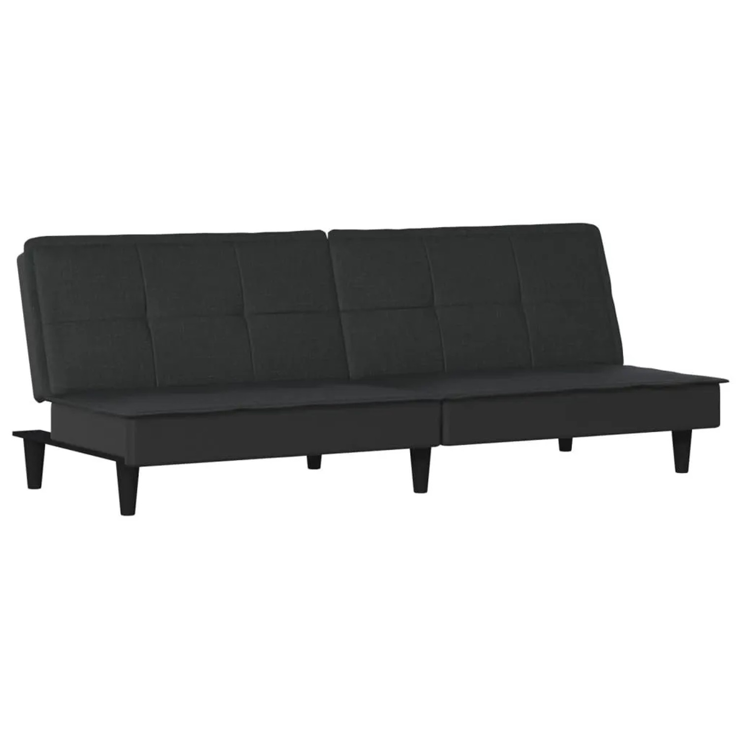 vidaXL Schlafsofa Schwarz Stoff 351915