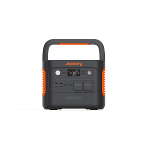 Jackery Powerstation Explorer 1000 Plus: Tragbare Powerstation mit Display und Tragegriff.