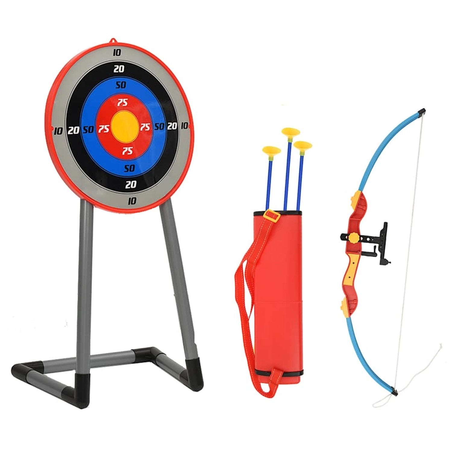 vidaXL Bogenschießen-Set mit Zielscheibe für Kinder 80359