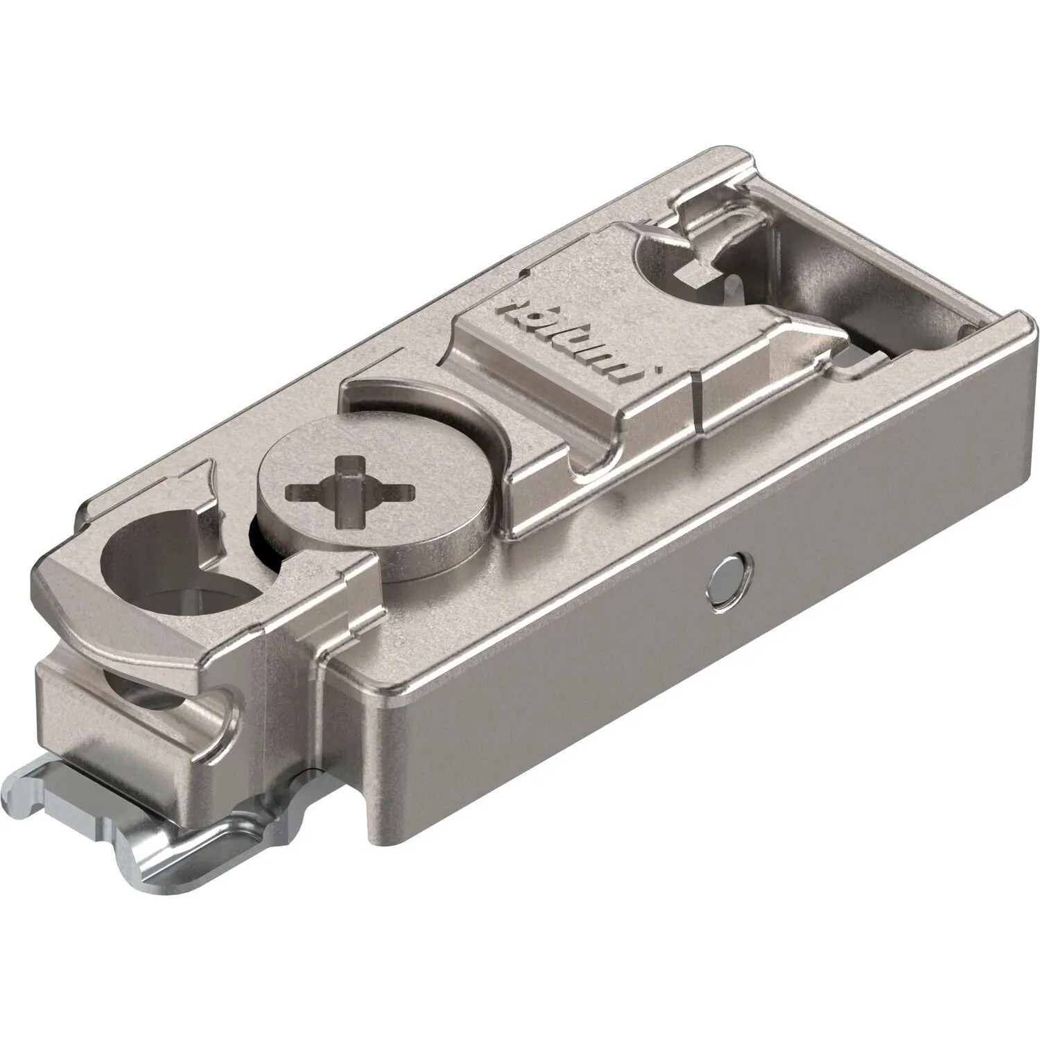 Blum Exzenter-Montageplatte Clip Gerade Zink Schrauben Distanz 3 mm