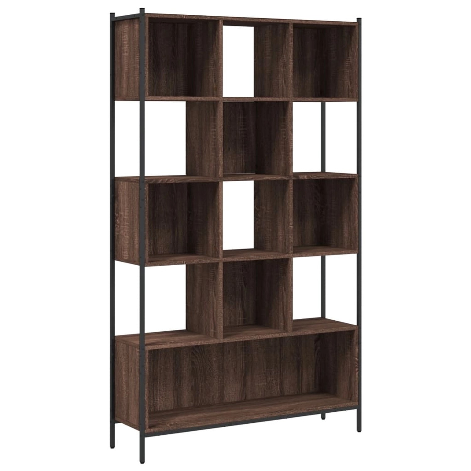 vidaXL Bücherregal Bücherregal Braun Eichen-Optik 102x28x172 cm Holzwerksto günstig online kaufen