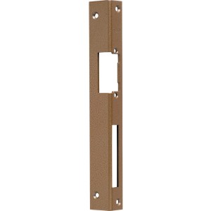 Abus Winkelschließblech WST R HG SB, goldfarbenes Stahlschließblech für Türschlösser.