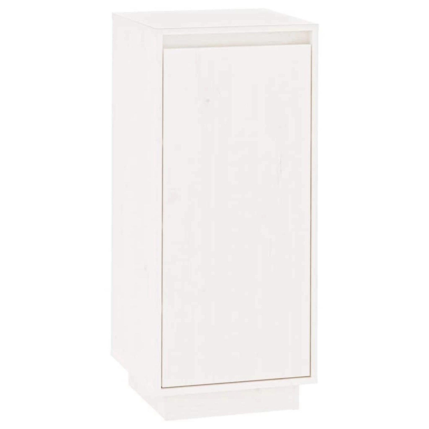 vidaXL Schuhschrank Weiß 35x35x80 cm Massivholz Kiefer 813536 günstig online kaufen