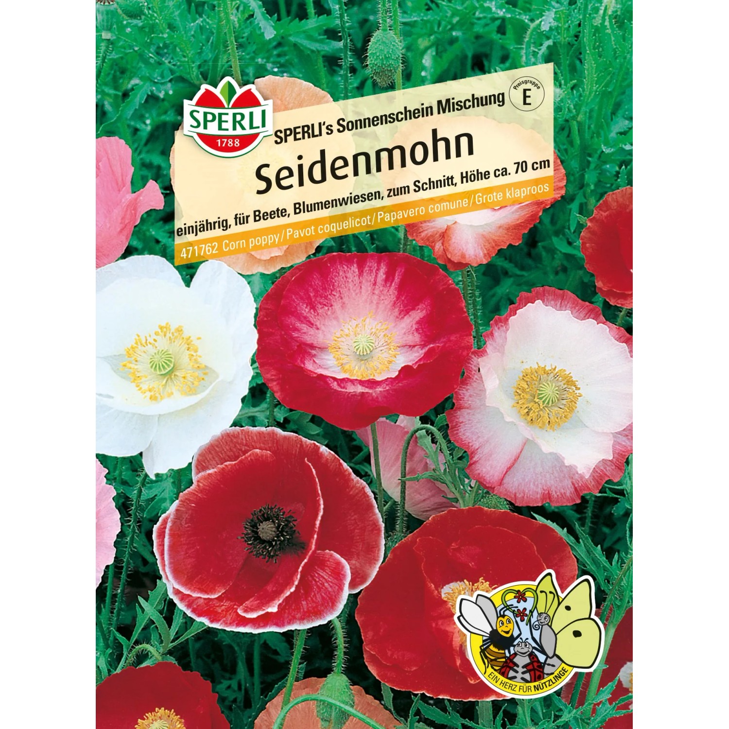 Sperli Seidenmohn "Sperlis Sonnenschein Mischung" Mehrfarbig