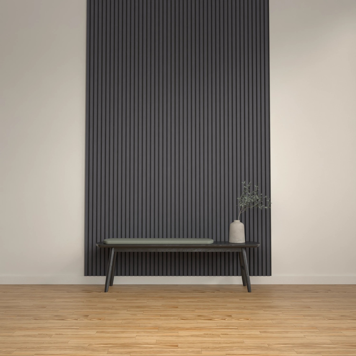 Denpanels Schallabsorber Wand RAW MDF 240 x 60 cm 18 mm Schwarz kaufen bei OBI