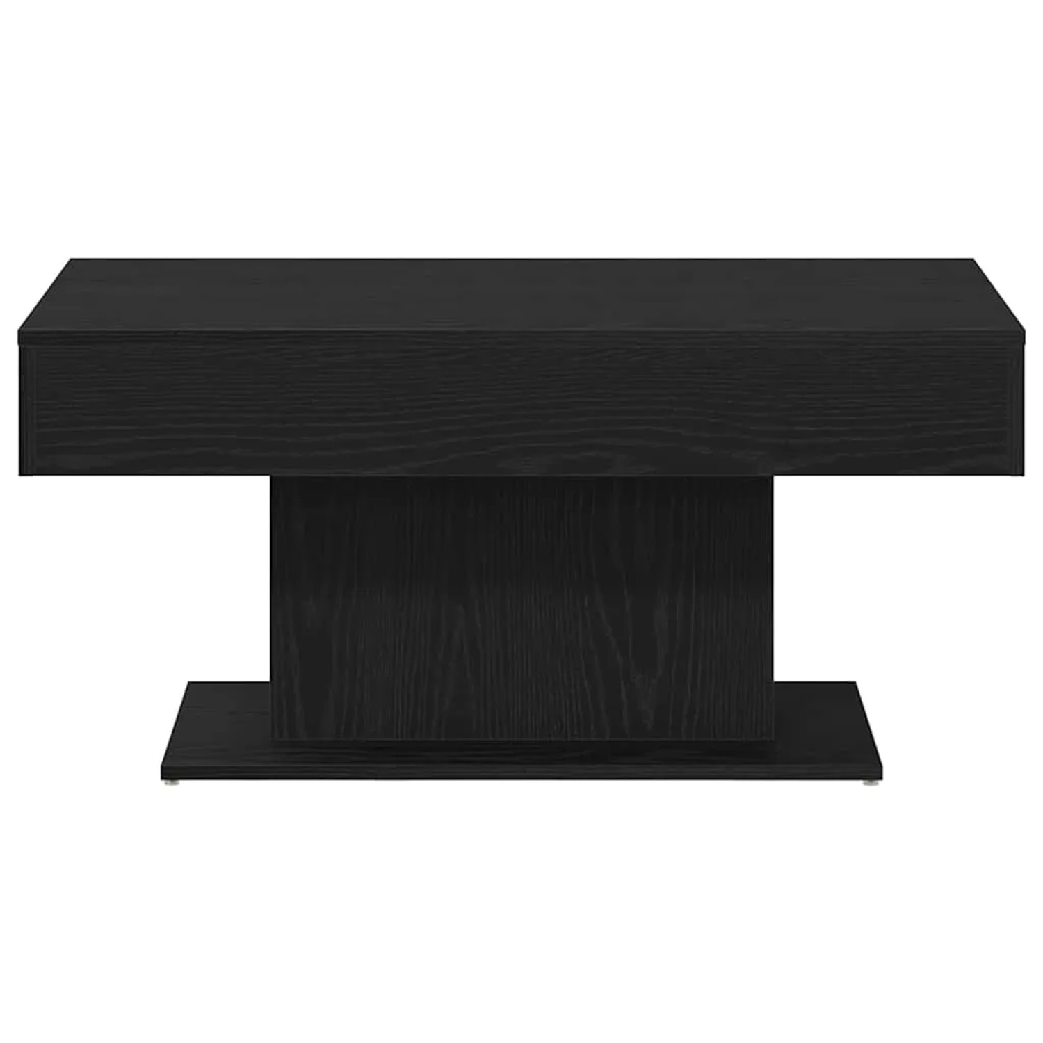 Schwarzer vidaXL Couchtisch aus Holzwerkstoff, 96x50x45 cm. Modernes Design für Wohnzimmer.