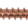 Gelb verzinkte LUX Spanplattenschraube 6x100 mm mit TX-Antrieb, Senkkopf, 100 Stück.