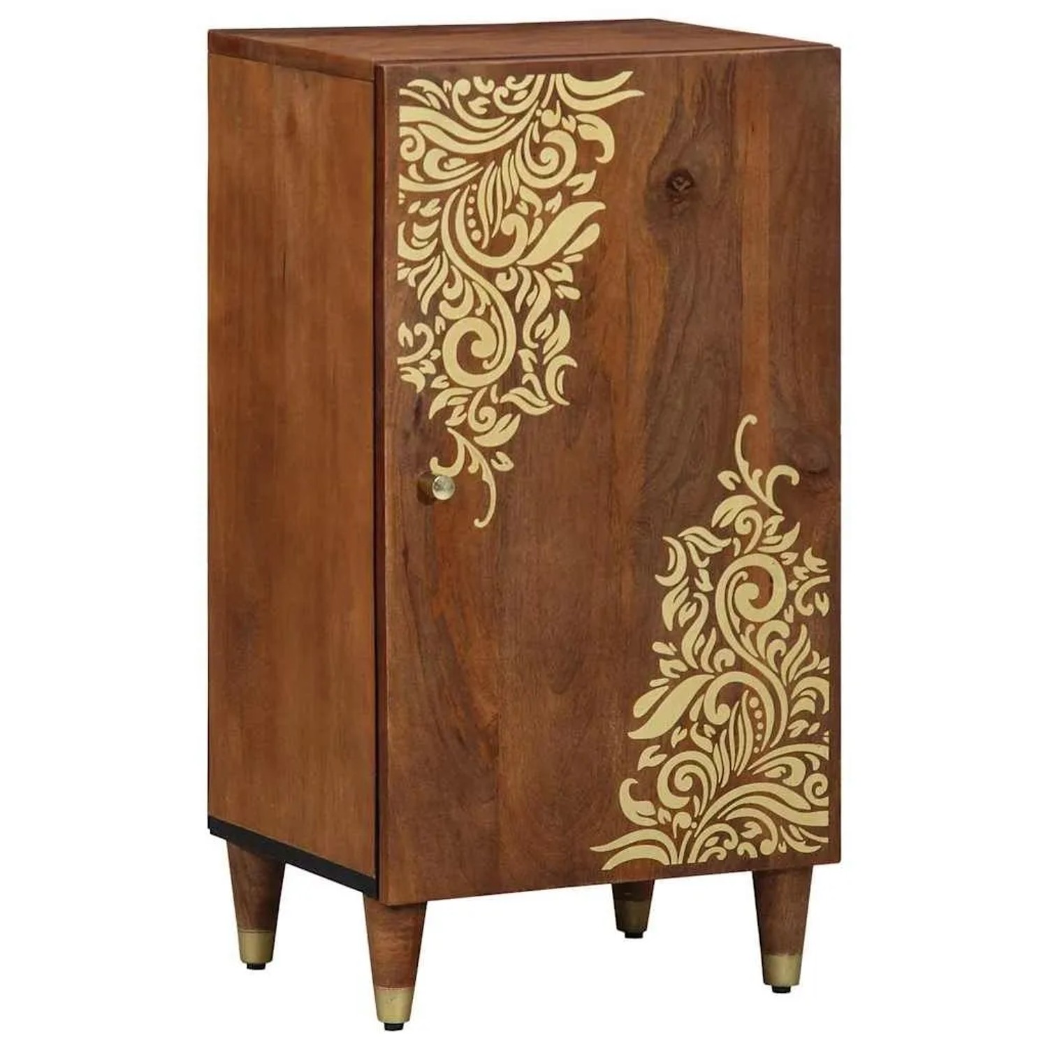 vidaXL Sideboard mit Regal Braun 40 x 33 x 75 cm Massivholz Mango 4018760