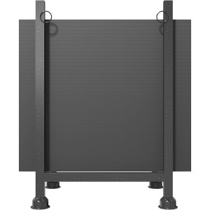 Schake Schalungsplatte 1000 mm mit Kantenschutz in Braun für den Betonbau.