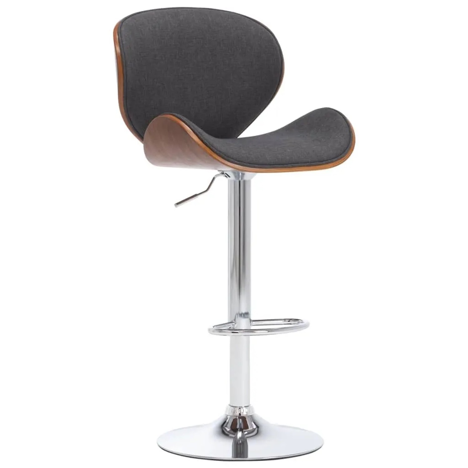 vidaXL Barhocker Grau Stoff 287413