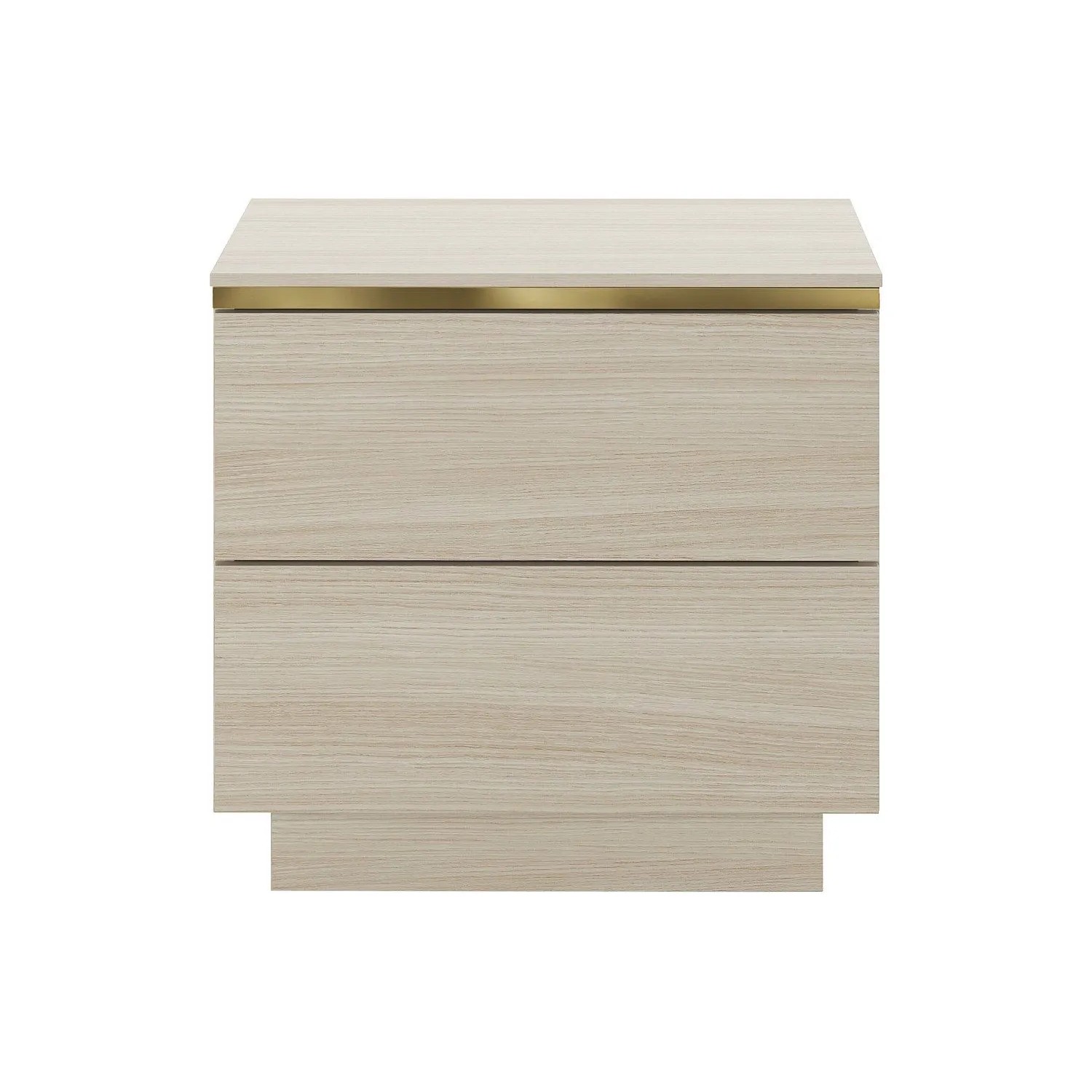 Vente-unique Nachttisch Vukia Naturfarben Hell 50 cm