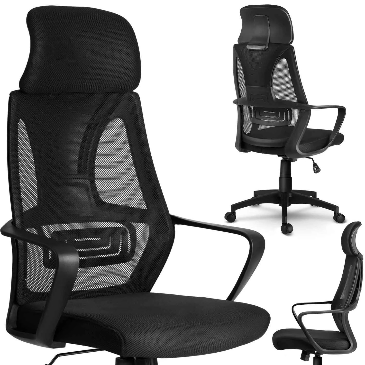 Sofotel Praga Micro Mesh Bürostuhl Schwarz