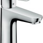 Hansgrohe Logis E Waschtischarmatur 100 mm, Chrom, mit Zugstangen-Ablauf