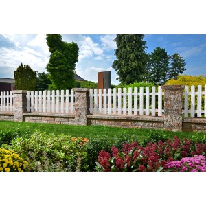 Kann Bruchsteinmauer Pfeilerabdeckplatte Jura-Nuanciert 47,2 cm x 47,2 cm x 8 cm